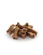 Essential Foods ESSENTIAL Mini Delights XS-S Curcan punguță recompense fără cereale câini 100g