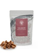Essential Foods ESSENTIAL Mini Delights XS-S Somon punguță recompense fără cereale câini 100g
