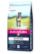 EUKANUBA Grain Free Adult Large Breed L-XL Pește hrană uscată fără cereale câini 12kg