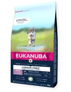 EUKANUBA Grain Free Puppy Large Breed L-XL Miel hrană uscată fără cereale câini junior 12kg