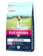 EUKANUBA Grain Free Puppy Small & Medium Breed S-M Pește hrană uscată fără cereale câini junior 12kg