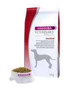 Eukanuba Veterinary Diets Intestinal Pui și Curcan dietă veterinară câini hrană uscată afecțiuni digestive 12kg