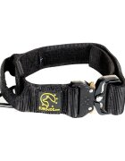 EURO JOE Tactical TC2+ zgardă câini mâner control nylon negru cataramă Cobra L(26-52 x 3.8cm)