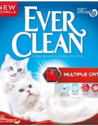 Ever Clean Multiple Cat Fresh așternut igienic pisici granule bentonită aglomerant neutralizare mirosuri 10l