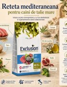 EXCLUSION Mediterraneo Monoprotein Formula Large Breed L-XL Ton hrană uscată monoproteică câini 12kg