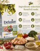 EXCLUSION Mediterraneo Monoprotein Formula Mature Medium&Large M-XL Pui hrană uscată monoproteică câini senior 12kg