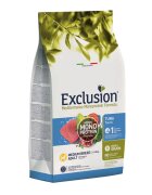 EXCLUSION Mediterraneo Monoprotein Formula Medium Breed M Ton hrană uscată monoproteică câini 12kg