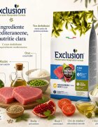 EXCLUSION Mediterraneo Monoprotein Formula Medium Breed M Ton hrană uscată monoproteică câini 12kg