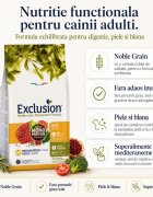 EXCLUSION Mediterraneo Monoprotein Formula Medium Breed M Vită hrană uscată monoproteică câini 12kg