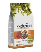 EXCLUSION Mediterraneo Monoprotein Formula Puppy Medium Breed M Vită hrană uscată monoproteică câini junior 12kg