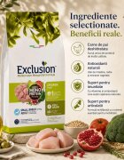 EXCLUSION Mediterraneo Monoprotein Formula Small Breed XS-S Pui hrană uscată monoproteică câini 2kg