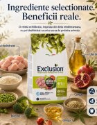 EXCLUSION Mediterraneo Monoprotein Formula Small Breed XS-S Pui hrană uscată monoproteică câini 7kg