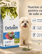 EXCLUSION Mediterraneo Monoprotein Formula Small Breed XS-S Ton hrană uscată monoproteică câini 7kg