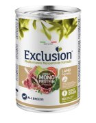 EXCLUSION Mediterraneo Monoprotein Formula XS-XL Miel conservă hrană umedă monoproteică câini (pate) 400g
