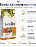 EXCLUSION Mediterraneo Monoprotein Puppy Small Breed XS-S Vită hrană uscată monoproteică câini junior 2kg