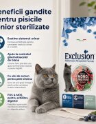 EXCLUSION Mediterraneo Monoprotein Sterilised +7 Pui hrană uscată monoproteică pisici sterilizate senior 1.5kg