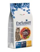 EXCLUSION Mediterraneo Monoprotein Vită hrană uscată monoproteică pisici 1.5kg