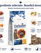 EXCLUSION Mediterraneo Monoprotein Vită hrană uscată monoproteică pisici 1.5kg