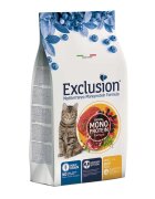 EXCLUSION Mediterraneo Monoprotein Vită hrană uscată monoproteică pisici 12kg