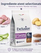 EXCLUSION Monoprotein VD Hypoallergenic Medium&Large M-XL Iepure și Cartofi dietă veterinară hrană uscată fără cereale câini alergii 12kg