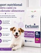 EXCLUSION Monoprotein VD Hypoallergenic Small XS-S Porc și Mazăre dietă veterinară hrană uscată fără cereale câini alergii 2kg