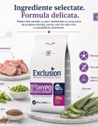 EXCLUSION Monoprotein VD Hypoallergenic Small XS-S Porc și Mazăre dietă veterinară hrană uscată fără cereale câini alergii 7kg