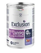 EXCLUSION Monoprotein VD Hypoallergenic XS-XL Mistreț Cartofi dietă veterinară conservă hrană umedă fără cereale câini alergii (pate) 400g