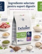 EXCLUSION Monoprotein VD Intestinal Puppy XS-XL Porc și Orez dietă veterinară hrană uscată câini junior sistem digestiv 12kg