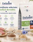EXCLUSION Monoprotein VD Intestinal Small XS-S Porc și Orez dietă veterinară hrană uscată câini sistem digestiv 2kg
