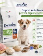 EXCLUSION Monoprotein VD Intestinal Small XS-S Porc și Orez dietă veterinară hrană uscată câini sistem digestiv 7kg