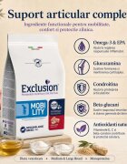 EXCLUSION Monoprotein VD Mobility Medium & Large M-XL Porc și Orez dietă veterinară hrană uscată câini sistem articular 12kg