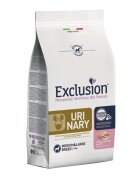 EXCLUSION Monoprotein Veterinary Diet Formula Urinary M-XL Porc dietă veterinară hrană uscată monoproteică câini sistem urinar 12kg