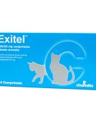 EXITEL 230/20mg deparazitare internă pisici comprimate 24buc