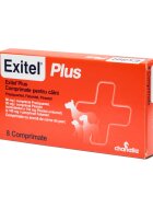 EXITEL Plus deparazitare internă câini XS-M comprimate Porc 8buc