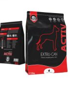 EXTRU-CAN Activ XS-XL Pui hrană uscată câini activitate intensă 10kg