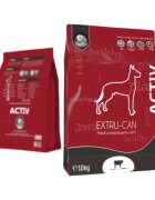 EXTRU-CAN Activ XS-XL Vită hrană uscată câini activitate intensă 10kg