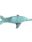 FARM COMPANY Delfinul de Gange WWF Jucărie pentru caini din materiale reciclate 22 x 6 x 12 cm