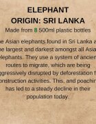 FARM COMPANY Elefant Sri Lanka WWF Jucărie pentru caini din materiale reciclate 22 x 5 x 17cm Elefant Sri Lanka WWF Jucărie pentru caini din materiale reciclate 22 x 5 x 17cm