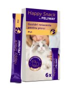 FELIWAY Happy Snack Pui plic recompense funcționale pisici sistem nervos & calmante (topping) 15g x 6buc