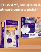 FELIWAY Happy Snack Pui plic recompense funcționale pisici sistem nervos & calmante (topping) 15g x 6buc
