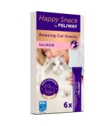 FELIWAY Happy Snack Somon plic recompense funcționale pisici sistem nervos & calmante (topping) 15g x 6buc