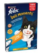 FELIX Deli Moments Pui plic recompense pisici (piure) 10g x 4buc