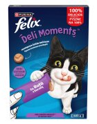 FELIX Deli Moments Rață plic recompense pisici (piure) 10g x 4buc