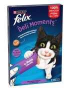 FELIX Deli Moments Rață plic recompense pisici (piure) 10g x 4buc