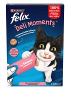 FELIX Deli Moments Somon plic recompense pisici (piure) 10g x 4buc