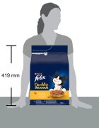 FELIX Doubly Delicious Pui și Curcan hrană uscată pisici 3kg