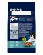 FELIX Doubly Delicious Somon și Pește hrană uscată pisici 1.4kg