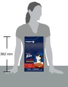 FELIX Doubly Delicious Vită și Pui hrană uscată pisici 1.4kg