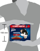 FELIX Fantastic Selecție cu Vită Pui Iepure și Miel plic hrană umedă pisici (în aspic) bax 85g x 24buc