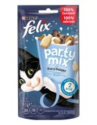 FELIX Party Mix Dairy Delight cu Iaurt Lapte și Brânză punguță recompense pisici 60g